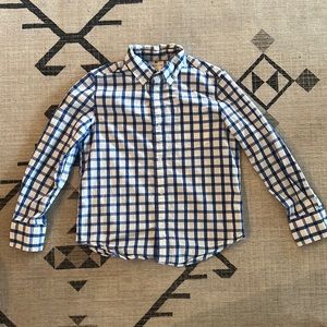 J.Crew Boys' Long-Sleeve Button Down, size 8